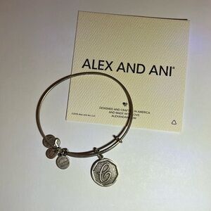 Silver C Initial Alex and Ani